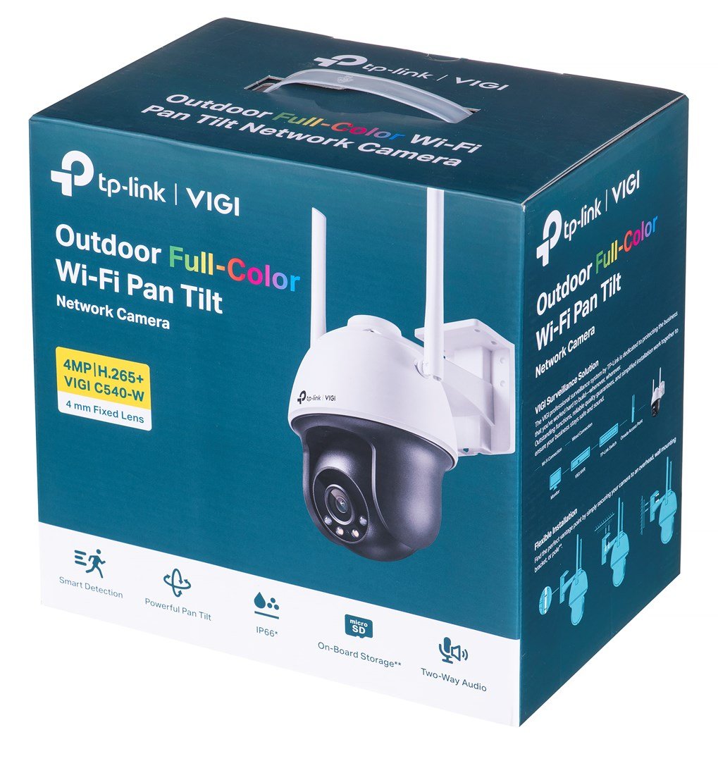 TP-LINK VIGI C540-W Camera, 4 MP, 2560 x 1440, Black / White - Thumbnail 9
