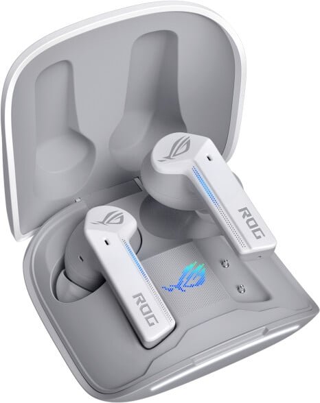 ASUS ROG Cetra True Wireless Headphones, White - Image 1