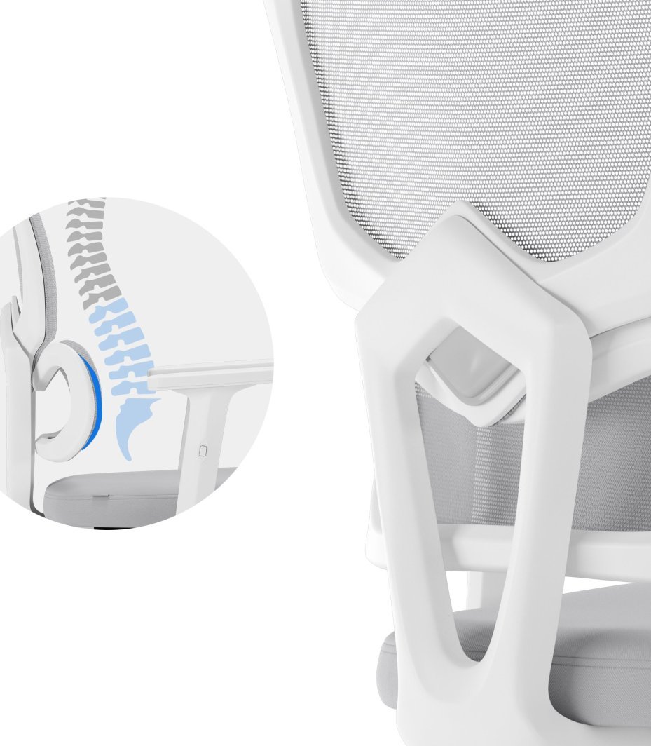 SENSE7 Veno Chair, White - Thumbnail 2