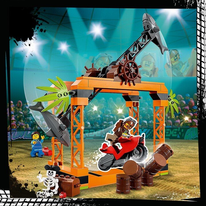 LEGO City 60342 Shark Stunt Challenge, 122 pjesë - Thumbnail 7