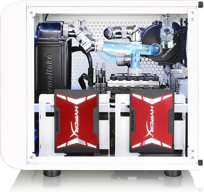 Thermaltake Core V1 Snow Edition Case, Mini Tower - Thumbnail 19
