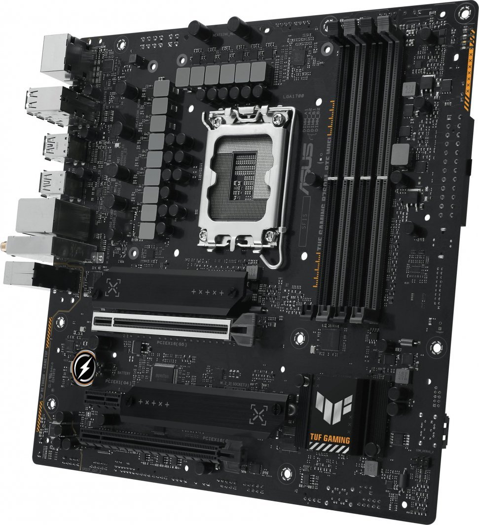Asus TUF GAMING B760M-BTF WIFI Motherboard, Black - Thumbnail 12