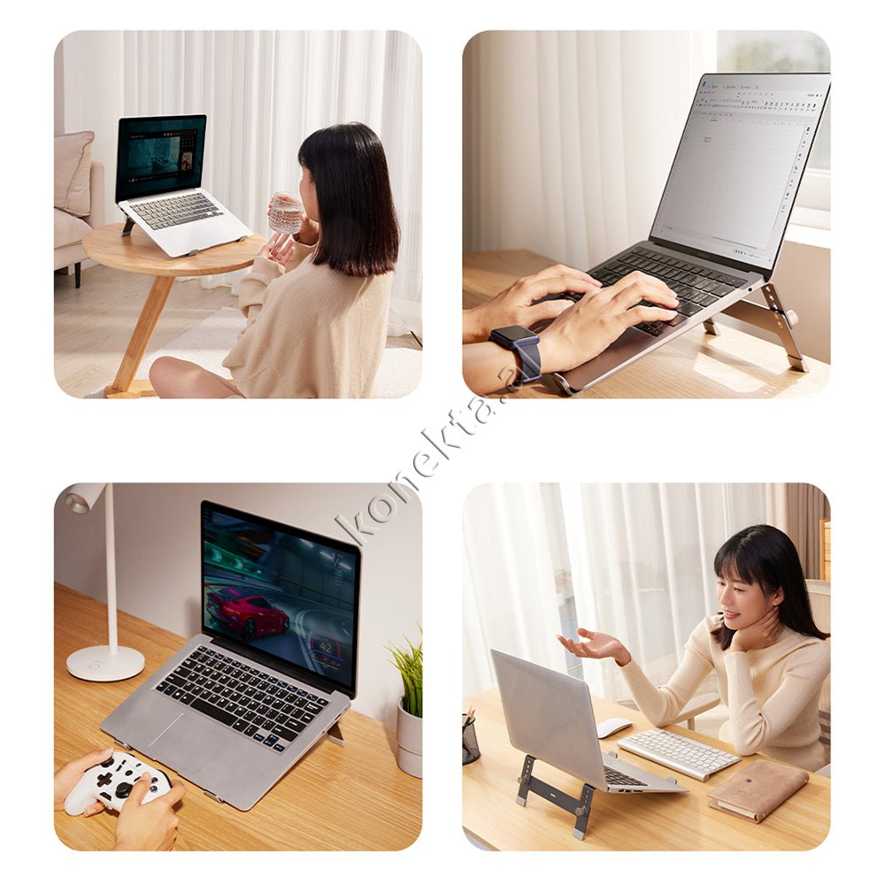 Baseus Laptop Holder, Universal, Up to 17 Inch - Thumbnail 20