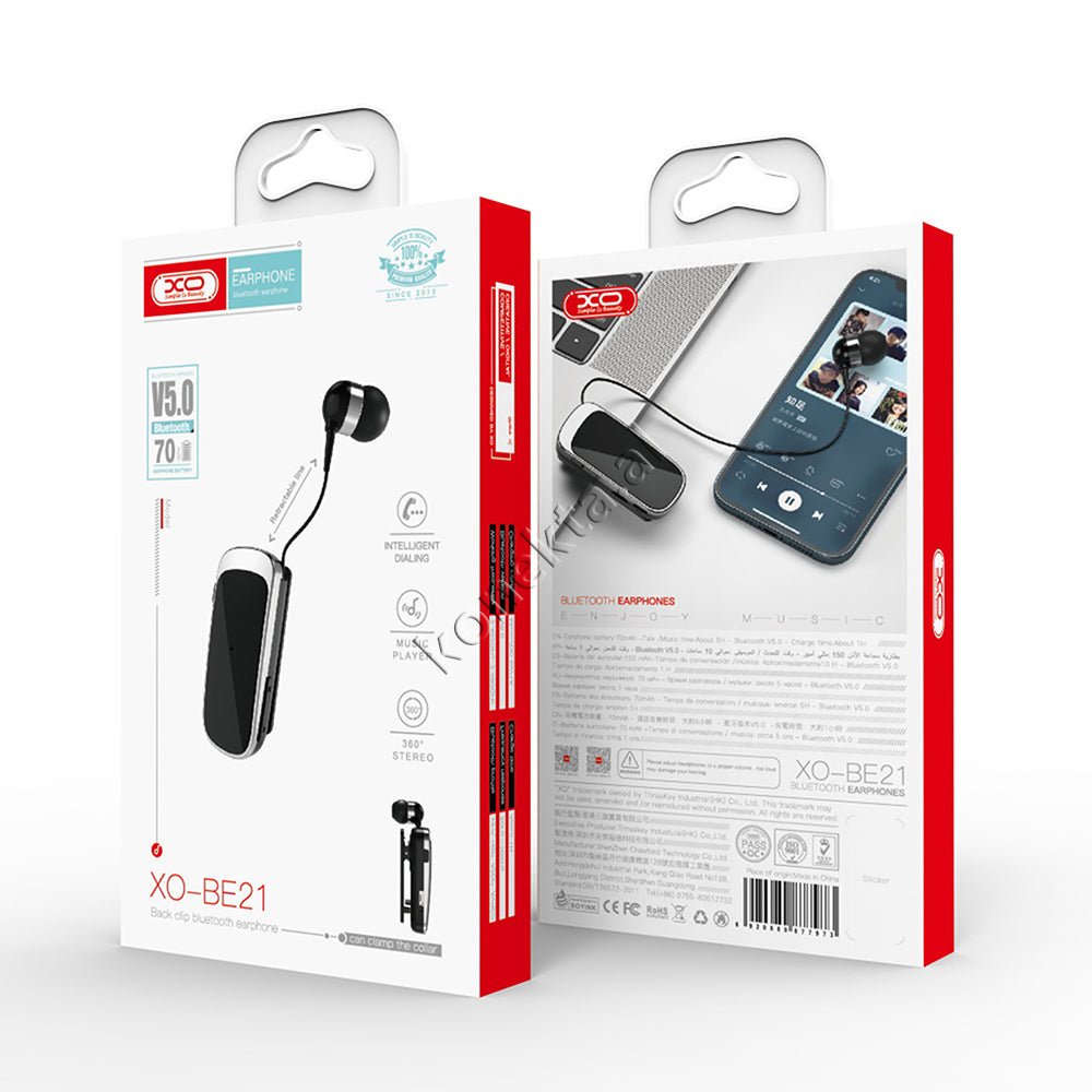 XO Bluetooth 5.0 Earbuds with Ear Hook - Thumbnail 2