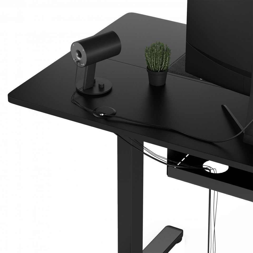 SENSE7 Nojo Electric Desk, 120cm x 60cm, Black - Thumbnail 8