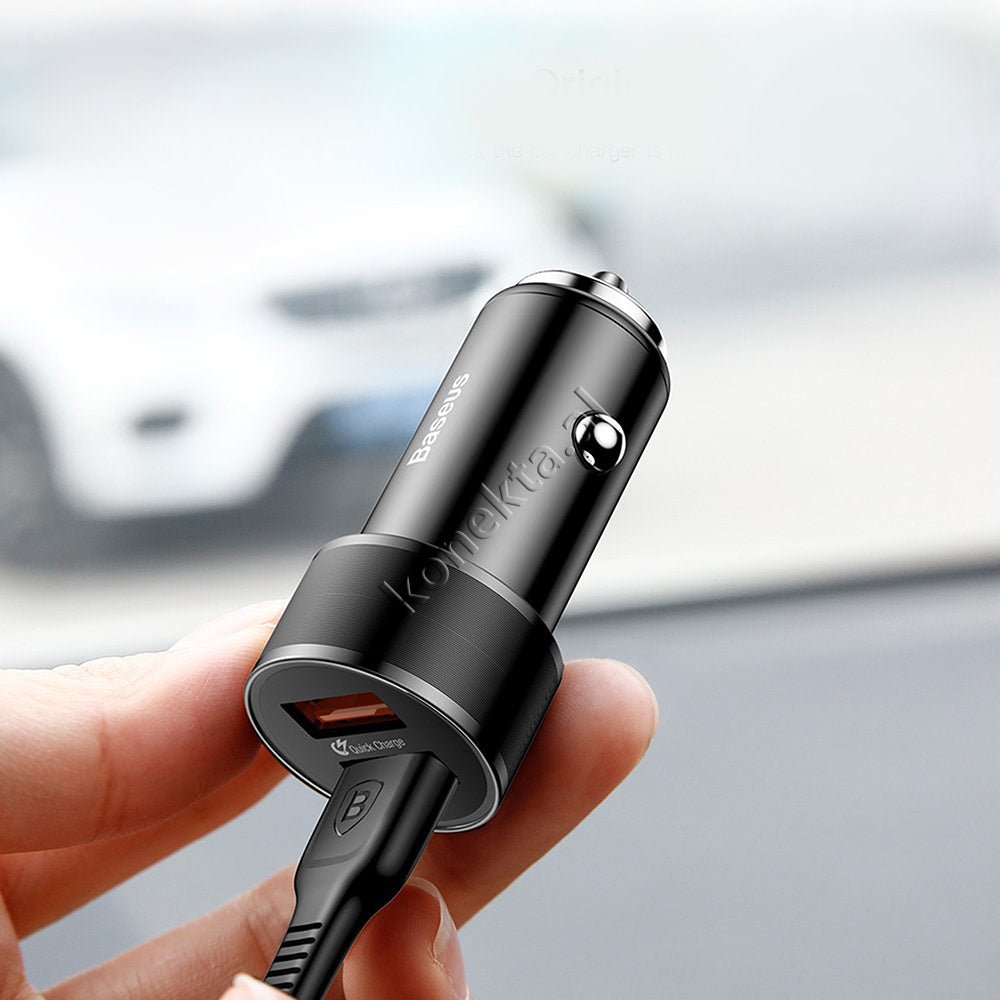 Baseus Small Screw Charger, 36W, Black - Thumbnail 5