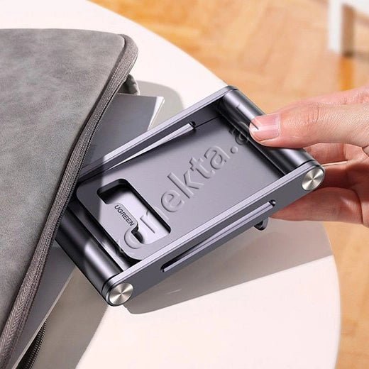 UGreen Metal Phone and Tablet Holder, Grey - Thumbnail 4