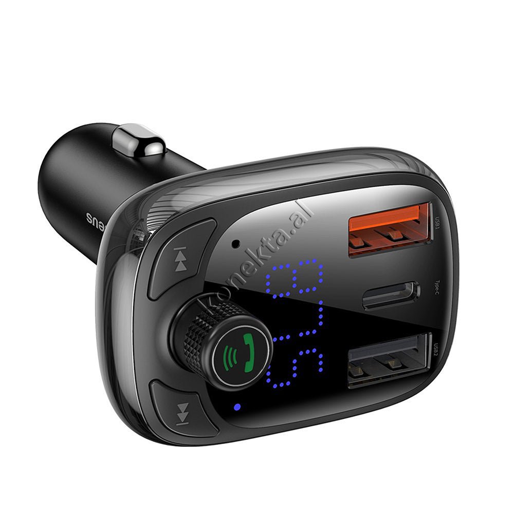 Baseus Karikues I Shpejte 36w Makine Me Mp3 Me Bluetooth Dhe Panel Digjital - Thumbnail 5