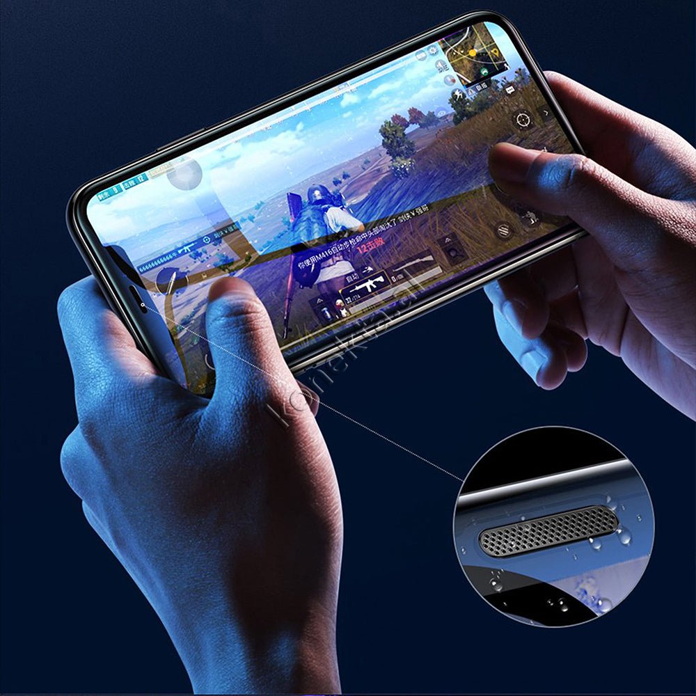 Baseus iPhone Xs Max Screen Protector, 6D, Two Pieces, Protective Mesh - Thumbnail 13