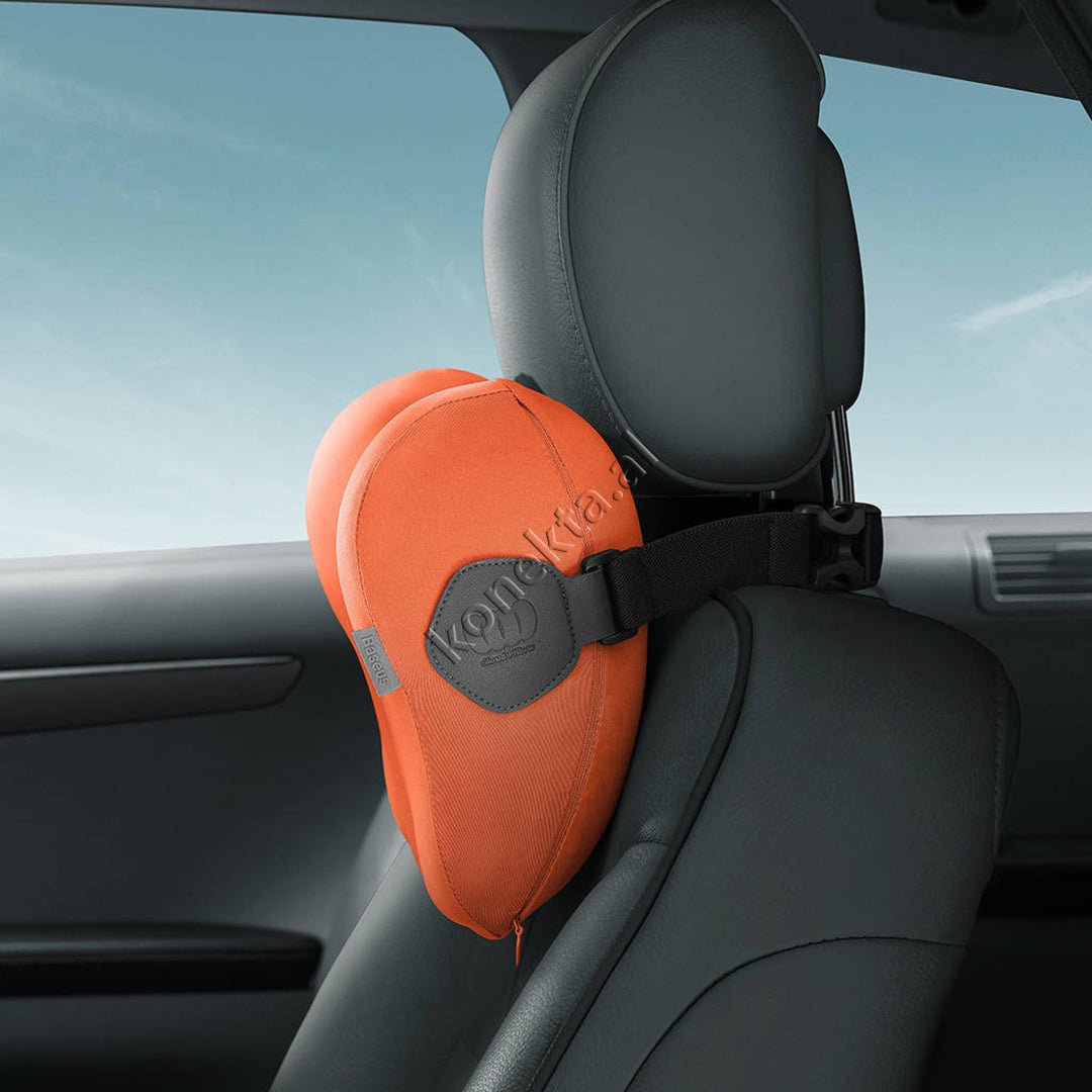 Baseus Multifunctional Memory Neck Pillow, Gray / Orange - Thumbnail 21
