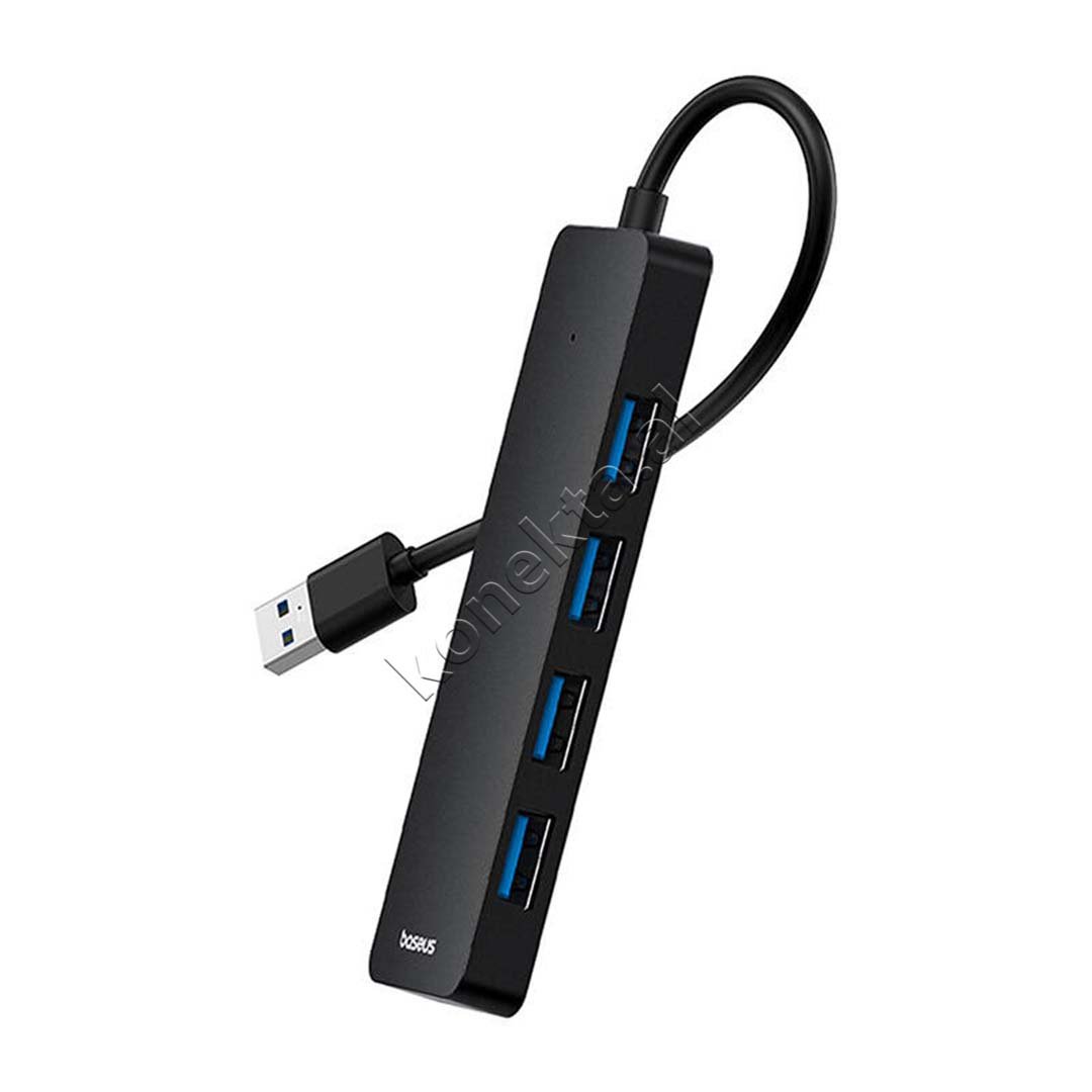 Baseus USB-A to USB-A 3.0 Adapter, Black - Thumbnail 4