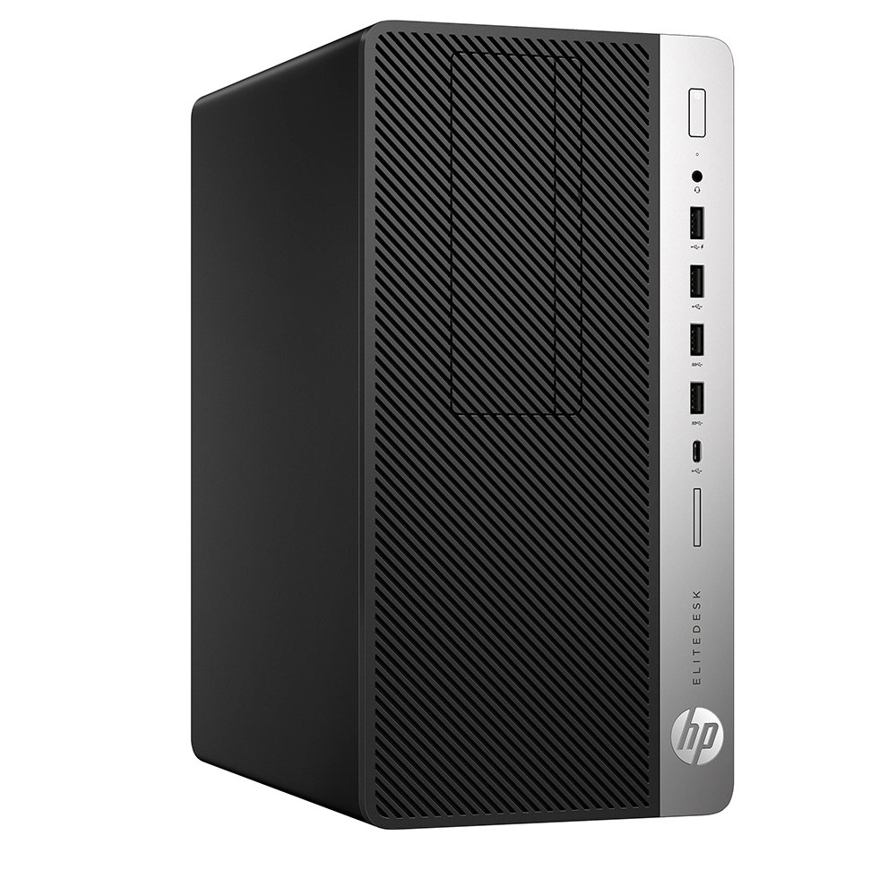 HP ELITEDESK 705 G4 Desktop, Ryzen 5 2400G, 16 GB RAM, 256 GB SSD, Vega 11 1GB, Used - Image 1