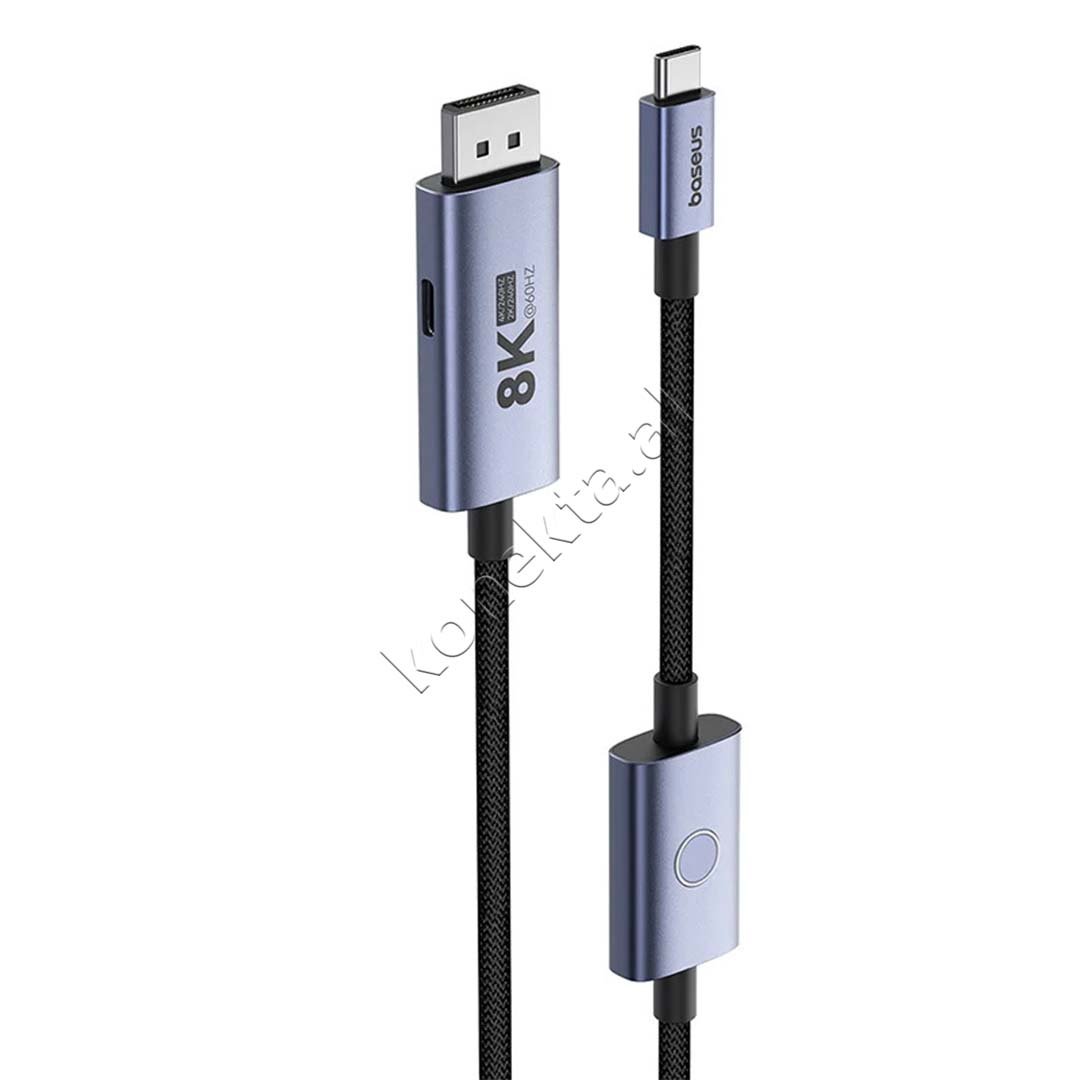 Baseus Type-C to DP Adapter 8K 60Hz 1.5M - Thumbnail 2
