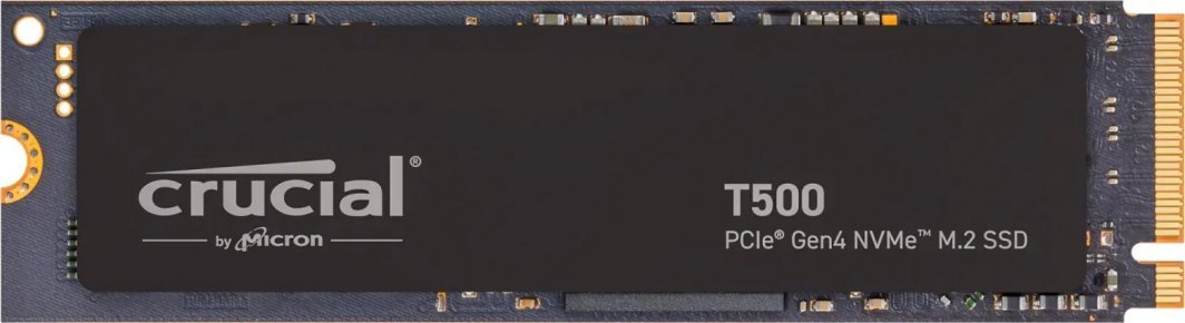 Crucial T500 SSD, 500GB, M.2 2280 PCI-E x4 Gen4 NVMe - Image 1