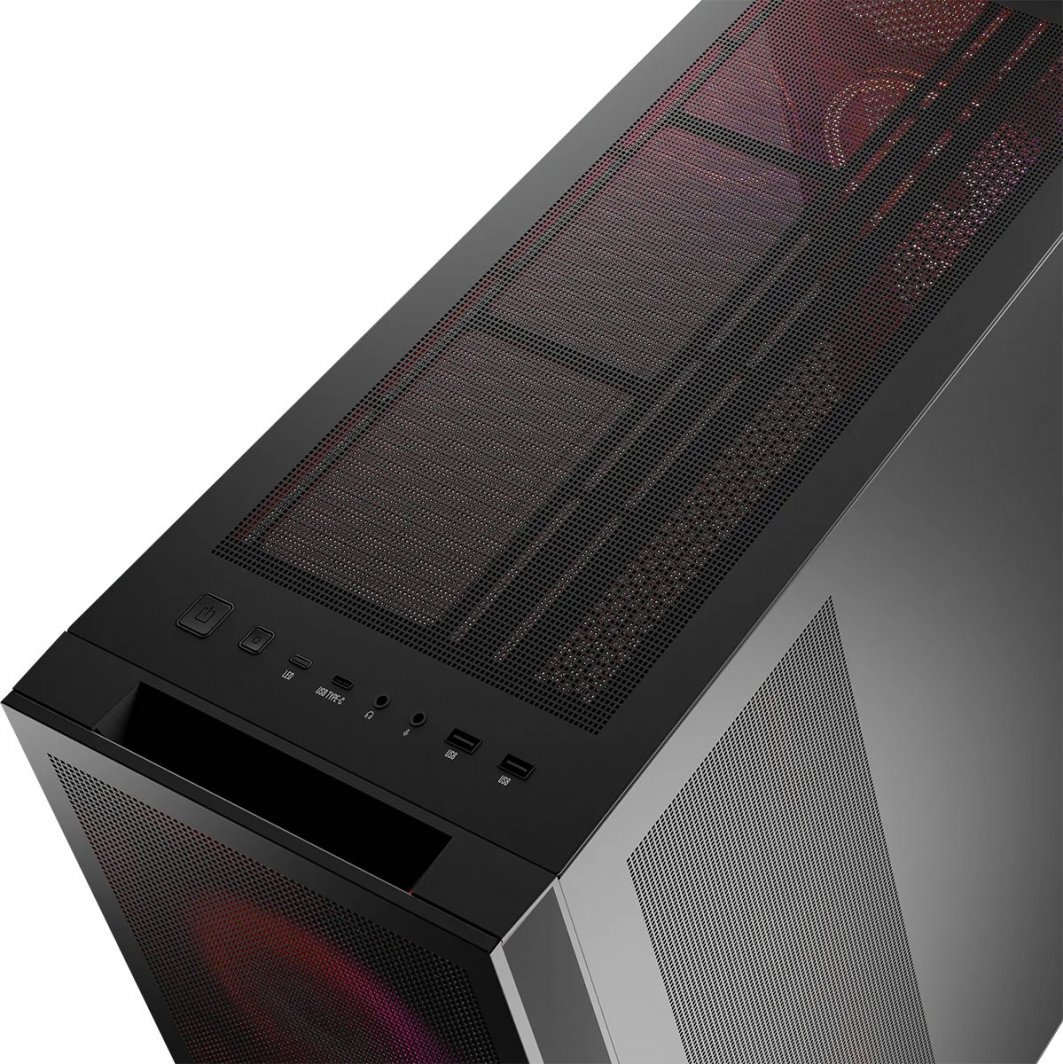 Modecom Volcano Expanse S Apex ARGB Case, Black, Midi Tower - Thumbnail 7
