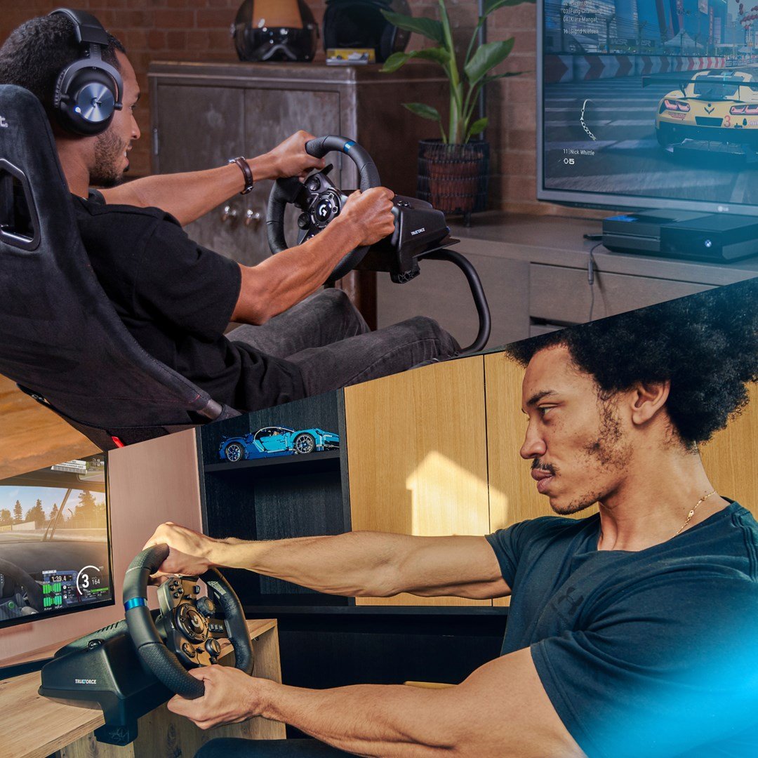 Logitech G G923 Racing Wheel and Pedals for Xbox X|S, Xbox One & PC - Thumbnail 4