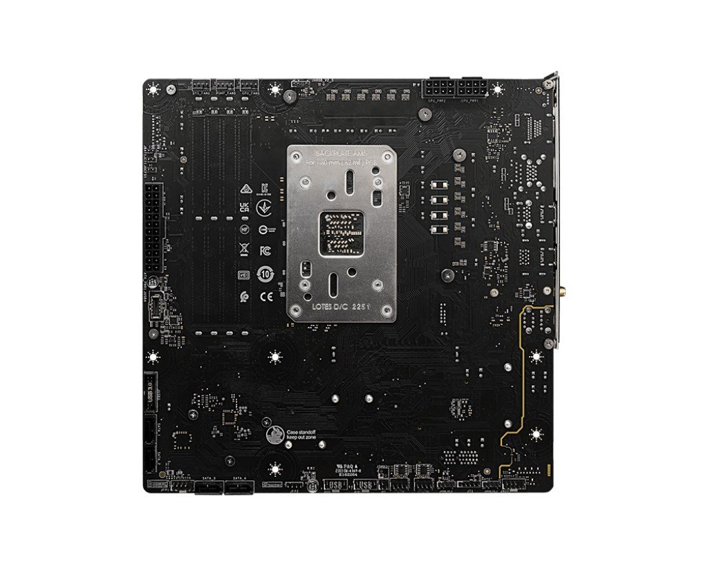 MSI B650M Project Zero Motherboard, B650, AM5 - Thumbnail 2