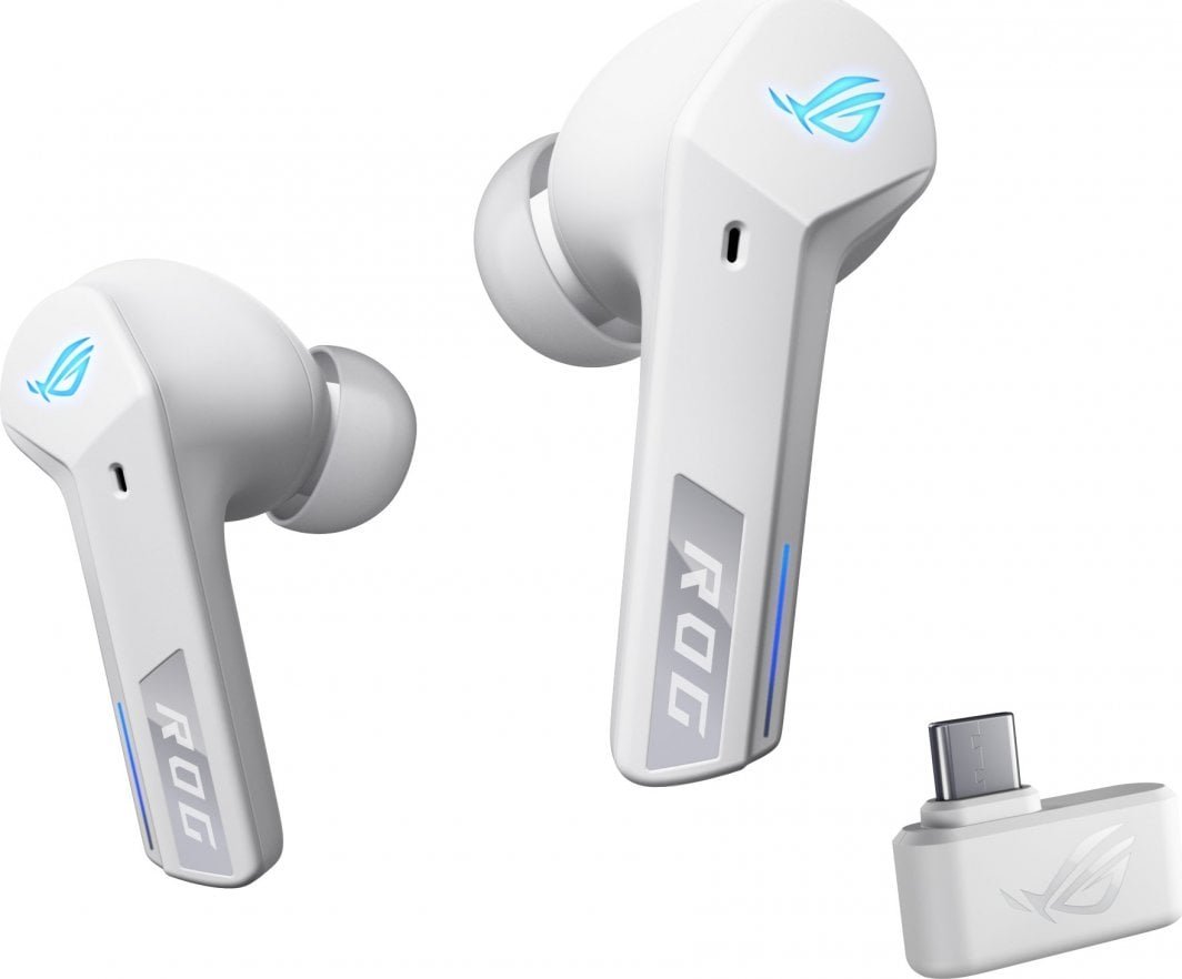 Asus ROG Cetra SpeedNova Earbuds, White - Thumbnail 2