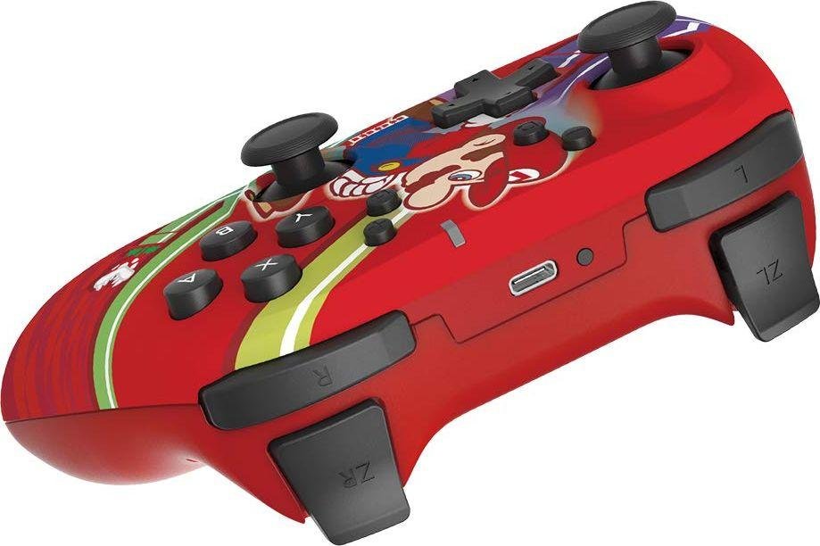 HORI Nintendo Mario Controller, Wireless, Red - Thumbnail 6