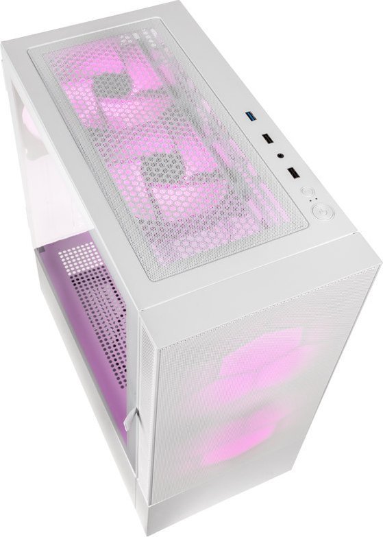 Kolink Observatory MX Mesh ARGB Case, White, Midi Tower - Thumbnail 2