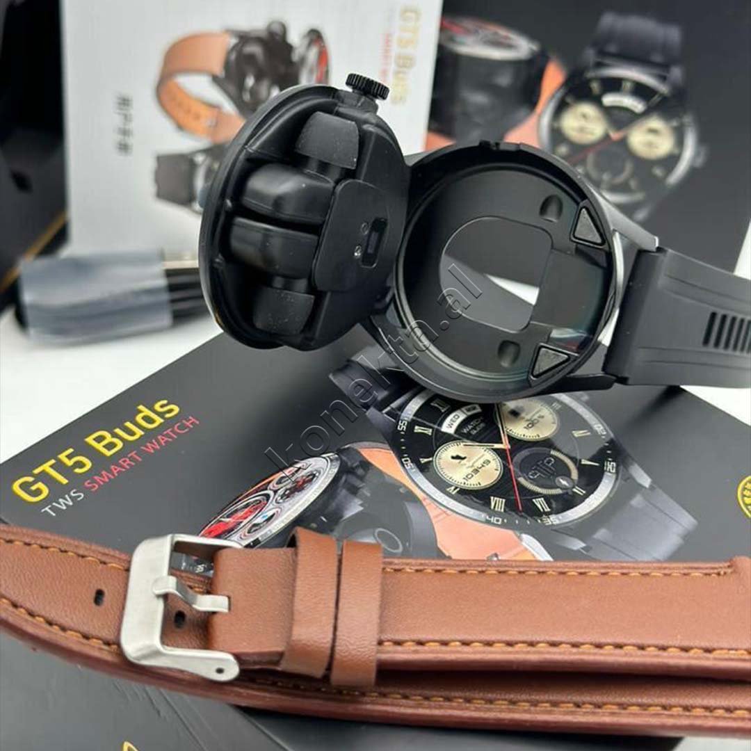 tjetertjeter GT5 BUDS Smartwatch, 1.45 Inch AMOLED - Thumbnail 8