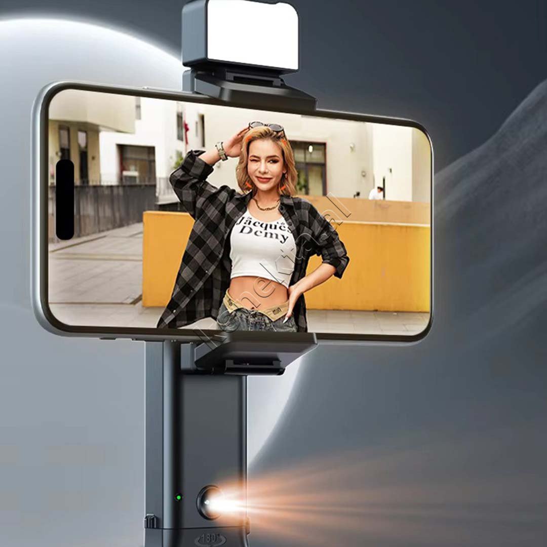 tjetertjeter Tripod Me Sensor Ndjekjeje Inteligjent 360° Me Drite - Thumbnail 6