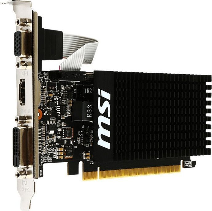 MSI GeForce GT 710 Low Profile 2GB DDR3 Graphics Card - Thumbnail 4