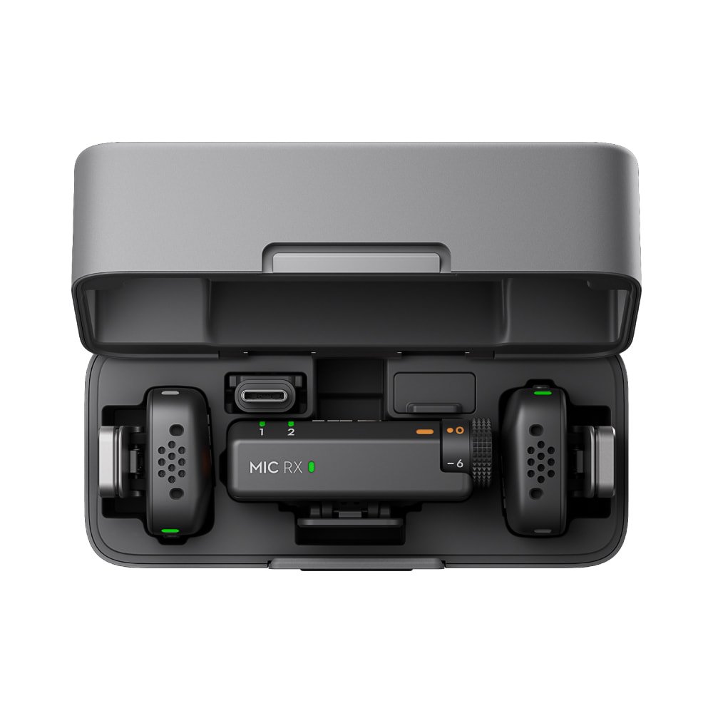 DJI Mic Mini Mikrofon (2 TX + 1 RX + Charging Case) - Thumbnail 3