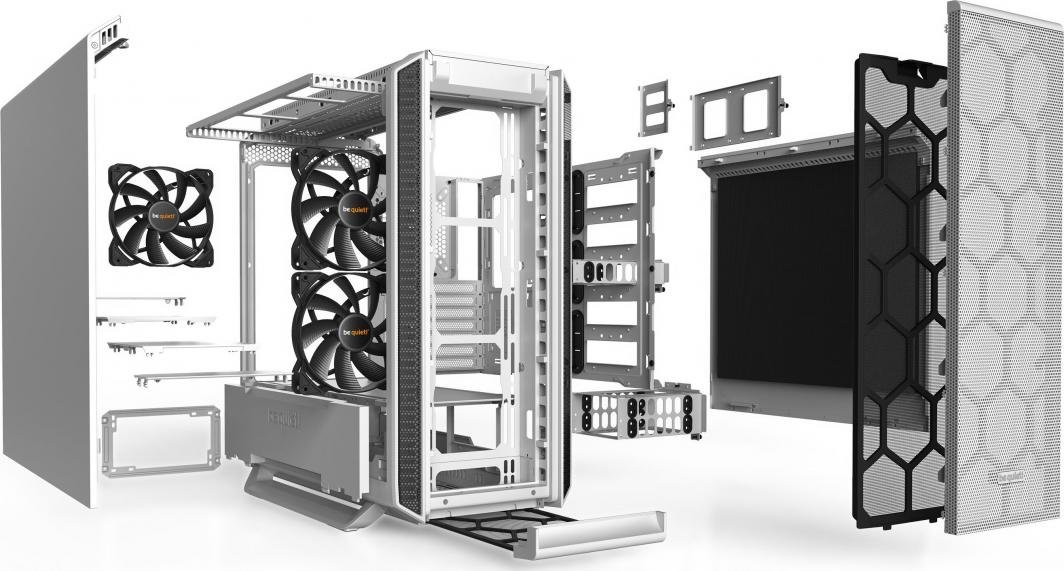 Be quiet! Silent Base 802 Case, White - Thumbnail 6