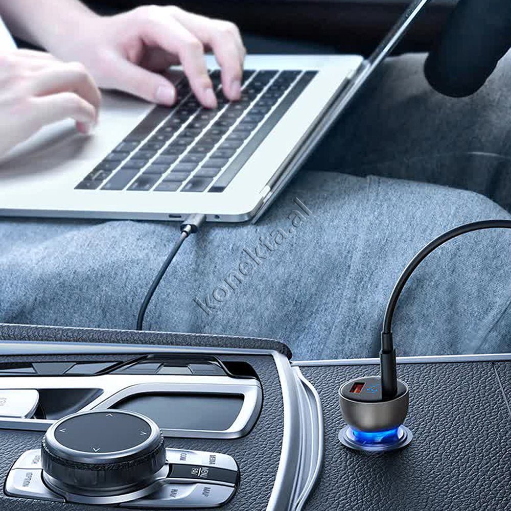 Baseus 65W Charger, 2 USB & Type-C Ports, Black - Thumbnail 13