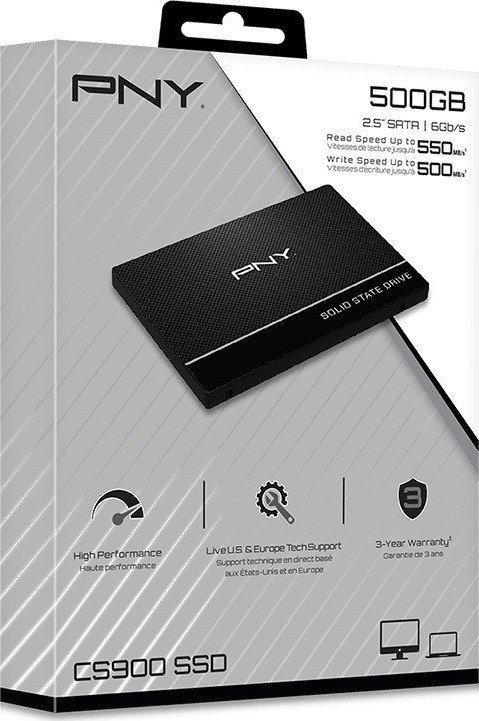 PNY CS900 SSD, 500GB, 2.5" SATA III - Thumbnail 5