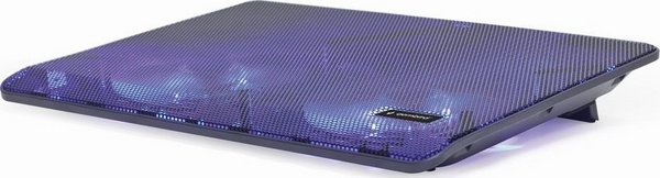 Gembird NBS-2F15-05 Laptop Cooler, 15.6", 2 Ventilators, USB, Black - Image 1