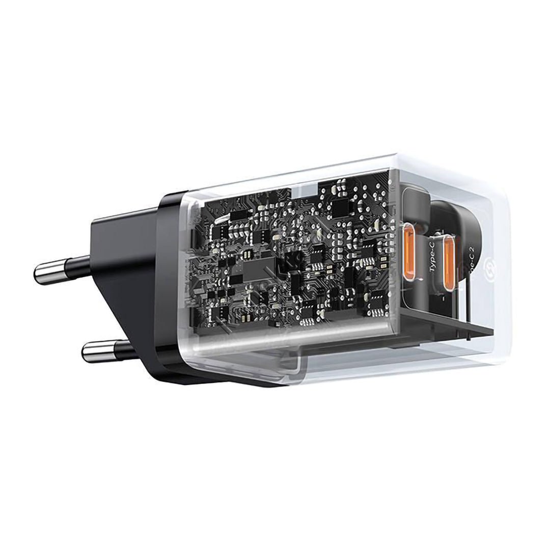 Baseus 40W Fast Charge Adapter, 2 Port Type-C - Thumbnail 7