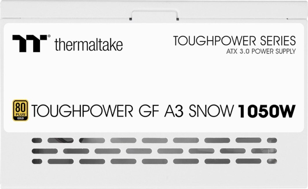 Thermaltake Toughpower GF A3 Snow Power Supply, 1050W, ATX 3.0 - Thumbnail 9