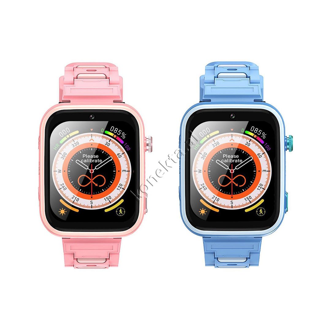 XO Ore Inteligjente Per Femije Smartwatch, Blu dhe Roze - Thumbnail 5