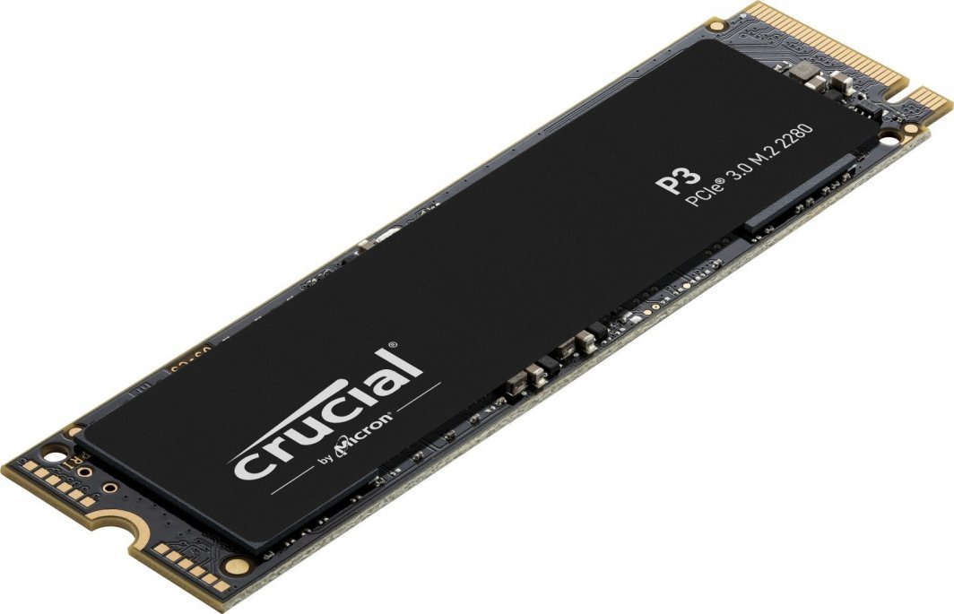 Crucial P3 SSD, 2TB, M.2 2280 PCI-E x4 Gen3 NVMe - Thumbnail 2
