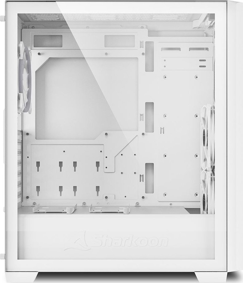 Sharkoon VS9 ARGB Case, White, Midi Tower - Thumbnail 4
