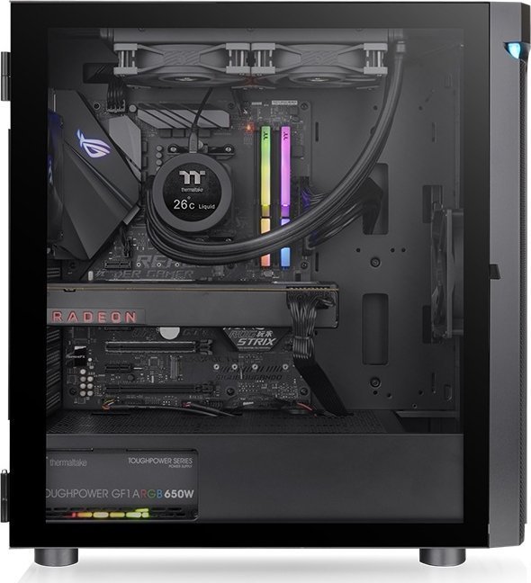 Thermaltake H590 TG ARGB Case, Midi Tower - Thumbnail 3
