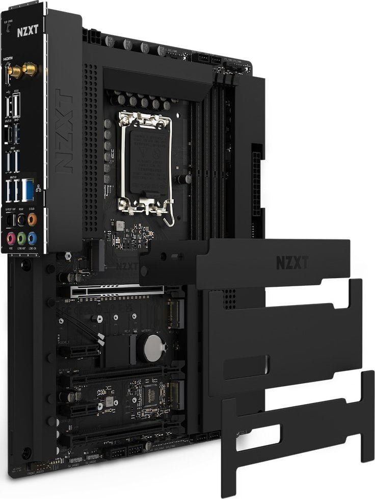 NZXT N7 Z790 Matte Motherboard, Black - Thumbnail 4