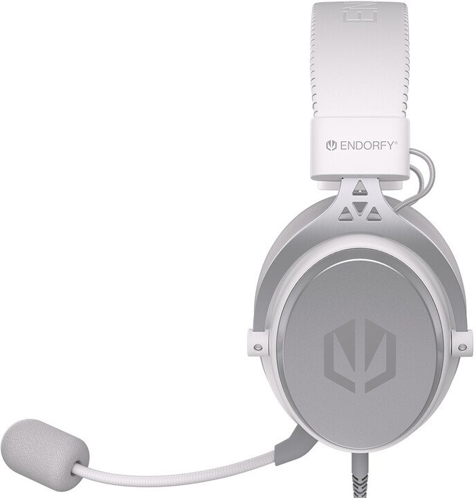 Endorfy Viro Plus Headphones USB Onyx White, White - Thumbnail 6