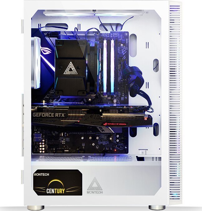 Montech X3 TG RGB Case, White, Midi Tower - Thumbnail 5