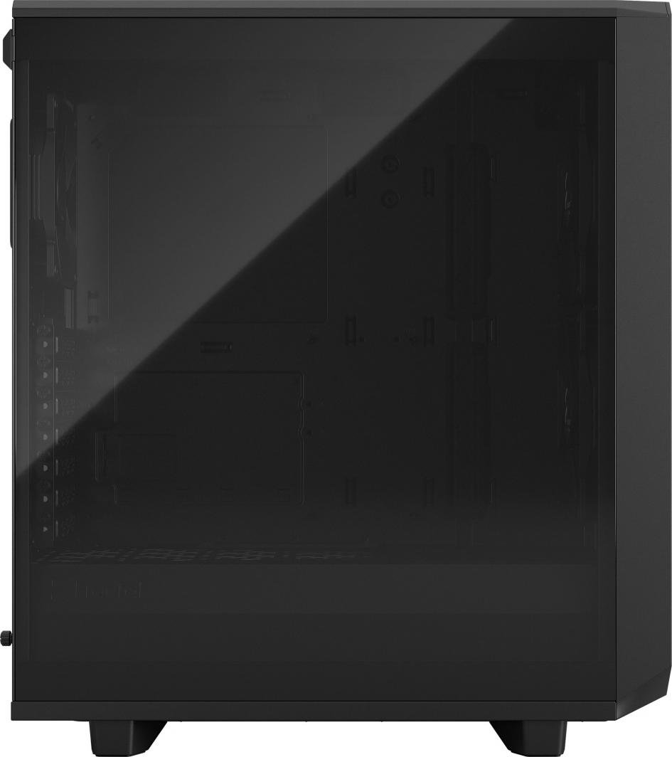 Fractal Design Meshify 2 Compact TG Light Tint Case, Black, Midi Tower - Thumbnail 3