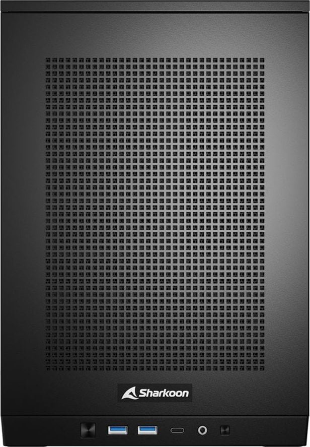 Sharkoon Rebel C20 Case, Black, Mini Tower - Thumbnail 2