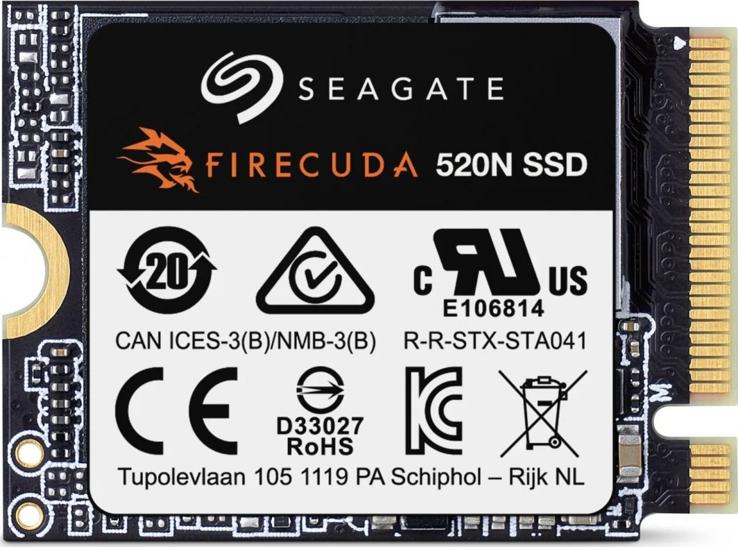 Seagate FireCuda 520N SSD, 2TB, M.2 2230 PCI-E x4 Gen4 NVMe - Thumbnail 2