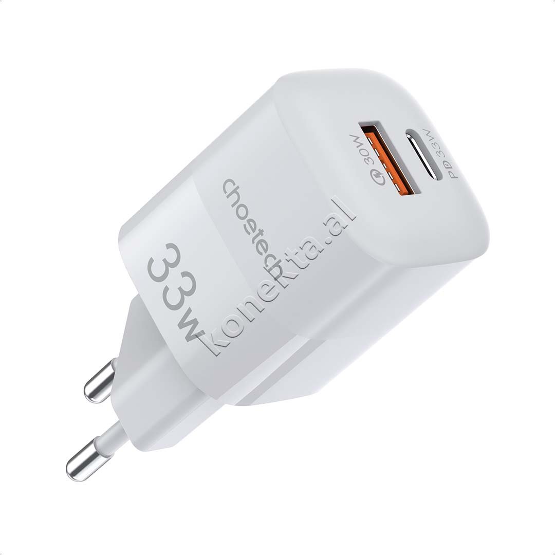 Choetech Fast Charge Adapter, White - Image 1