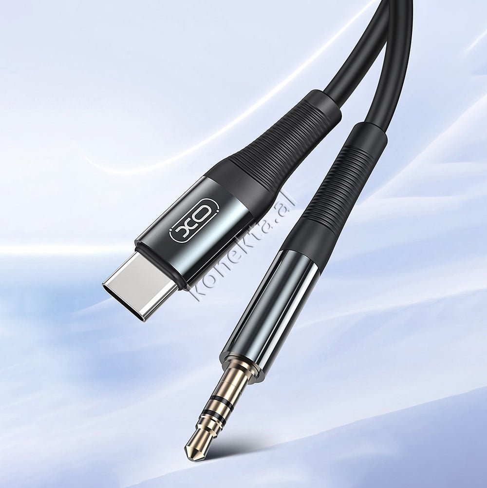 XO Aux Cable, 1m, Lightning or Type-C to Aux 3.5mm - Thumbnail 5