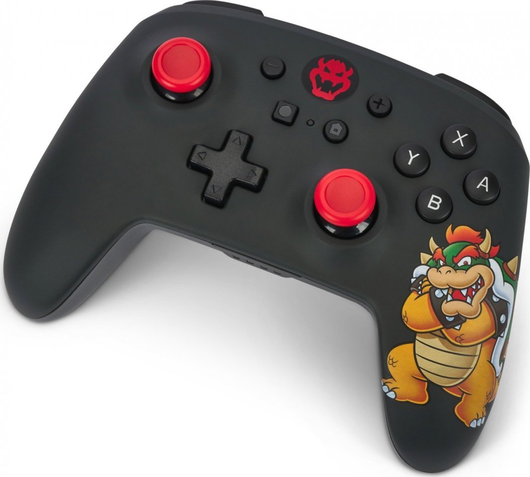 PowerA King Bowser Controller, Wireless, Black - Thumbnail 9