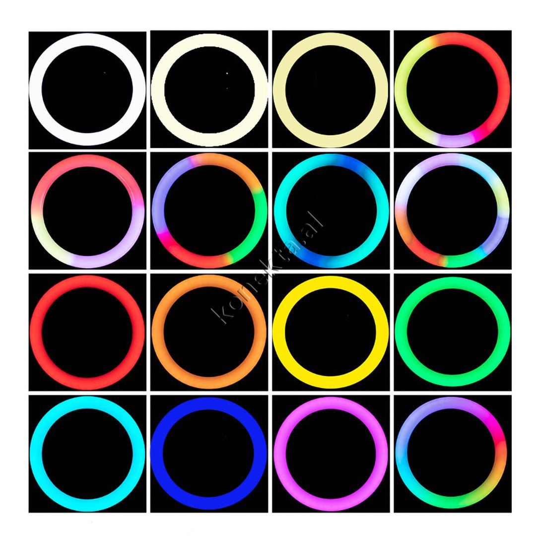 tjetertjeter Trekembesh Tripod Me Drite LED RGB Me Ndricim Optimal - Thumbnail 2