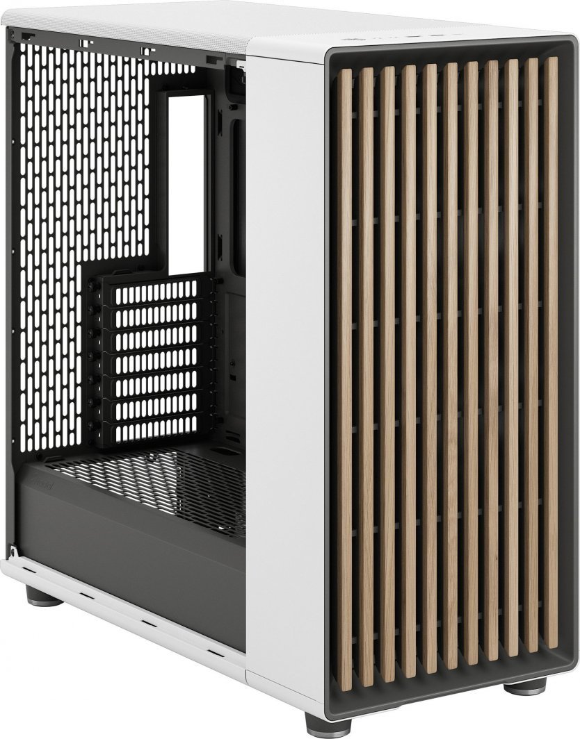 Fractal Design North XL Clear Case, White, Midi Tower - Thumbnail 4