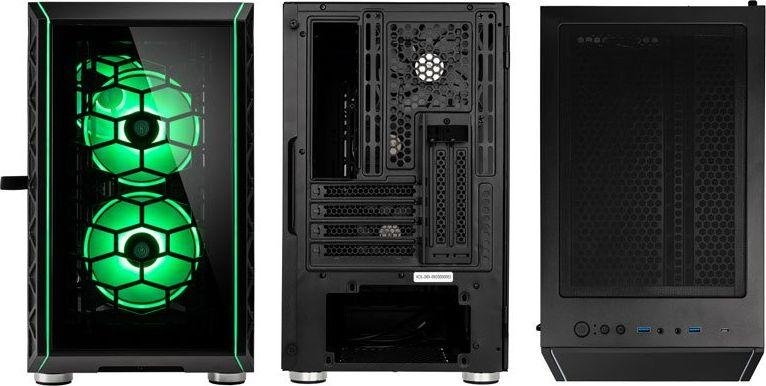 Kolink Citadel Glass SE ARGB Case, Micro Tower - Thumbnail 2